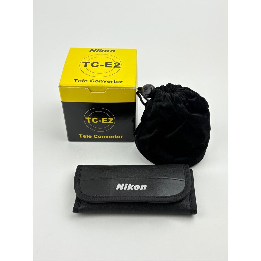 Nikon Coolpix TC-E2 Tele Converter & 28mm ND4 ND8 UV C.P.L. 4 Piece Filter Set E